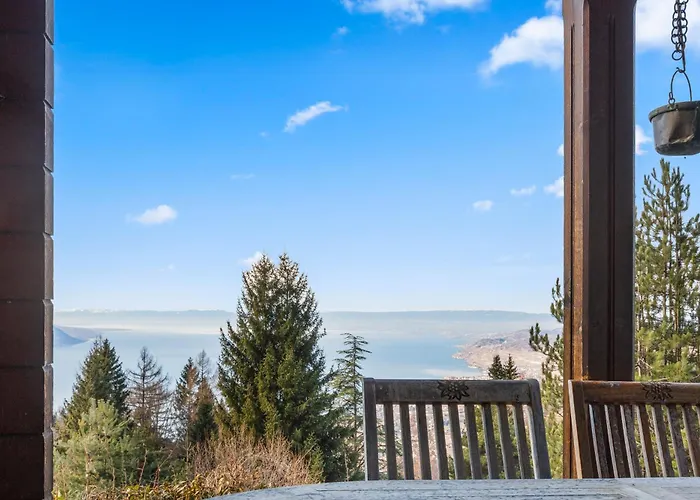 Familial Avec Vue Sur Les Alpes Et Le Lac, Sur Les Hauts De Montreux A Domek alpejski Caux sur Montreux