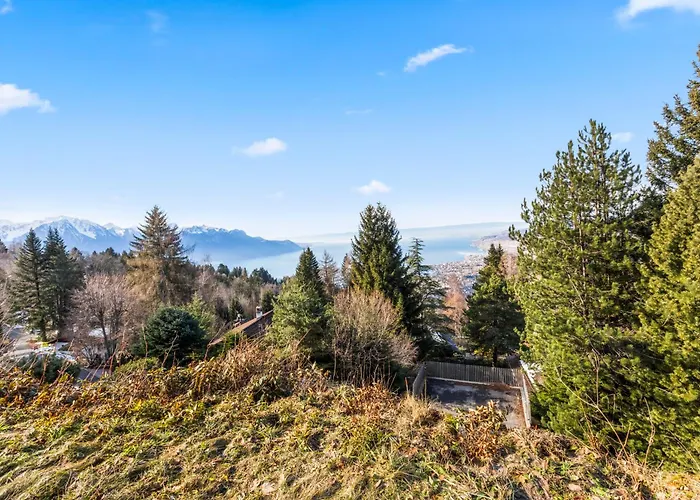 Familial Avec Vue Sur Les Alpes Et Le Lac, Sur Les Hauts De Montreux à Chalé Caux sur Montreux